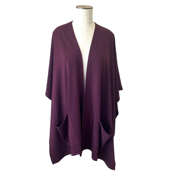 J. Jill Pure Jill Modal Knit Pocket Tunic Dress with Ruana Wrap Topper S - Picture 4 of 14